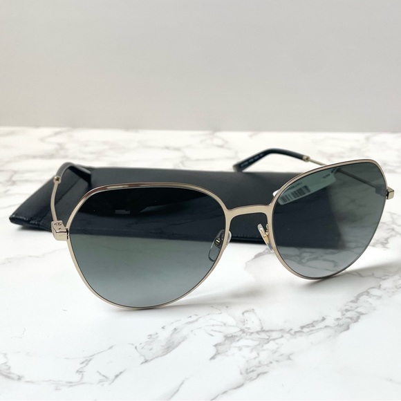 Givenchy Accessories - New Givenchy Aviator Gold Unisex Sunglasses